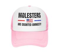 Anceky Gorra de béisbol con amnistía para abusadores, Gorra de Malla Tipo Camionero para Hombres y Mujeres