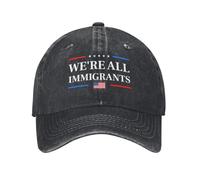 Anceky Gorra de béisbol con el Lema Todos Somos inmigrantes, Pro inmigrantes, Nadie es Ilegal.