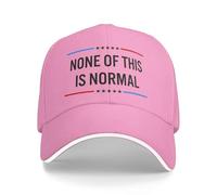 Anceky Gorra de béisbol con la declaración Nada de Esto es Normal de la protesta contra el Hielo