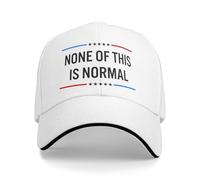 Anceky Gorra de béisbol con la declaración Nada de Esto es Normal de la protesta contra el Hielo