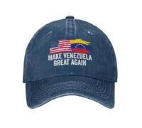 Anceky Gorra de béisbol de algodón Lavado Make Venezuela Great Again