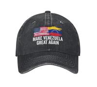 Anceky Gorra de béisbol de algodón Lavado Make Venezuela Great Again