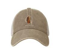 Anceky Gorra de béisbol de Malla Estilo Camionero para Adultos, Color Negro, con diseño de monjes de Walk for Peace y Perro Aloka