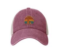 Anceky Gorra de béisbol de Malla Estilo Camionero para Adultos, Color Negro, con diseño de monjes de Walk for Peace y Perro Aloka