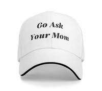 Anceky Gorra de béisbol Divertida para Hombre y Mujer con Texto Ve y pregúntale a tu mamá