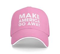 Anceky Gorra de béisbol Make America Go Away (en Oferta), Tenis(Pink)