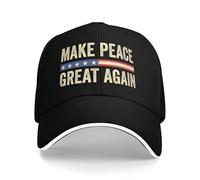 Anceky Gorra de béisbol Make Peace Great Again de 20 Puntos, Armonía y Progreso