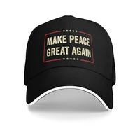 Anceky Gorra de béisbol Make Peace Great Again de 20 Puntos, Armonía y Progreso
