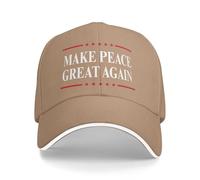 Anceky Gorra de béisbol Make Peace Great Again de 20 Puntos, Armonía y Progreso