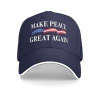 Anceky Gorra de béisbol Make Peace Great Again de 20 Puntos, Armonía y Progreso