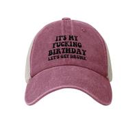 Anceky Gorra de béisbol Unisex Es mi puto cumpleaños, emborrachémonos para Hombre y Mujer