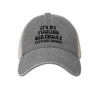 Anceky Gorra de béisbol Unisex Es mi puto cumpleaños, emborrachémonos para Hombre y Mujer