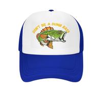 Anceky Gorra de Camionero de Malla de Pesca Divertida Don't Be A Dumb Bass Hats