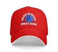 Anceky Gorra Make Europe Great Again I Love Europe Gorra de Camionero para Hombre y Mujer