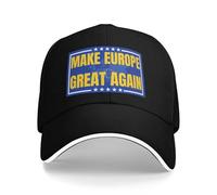 Anceky Gorra Make Europe Great Again I Love Europe Gorra de Camionero para Hombre y Mujer