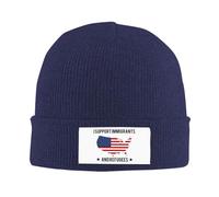 Anceky Gorros de Punto de Invierno para Hombres y Mujeres con Apoyo a inmigrantes y Refugiados
