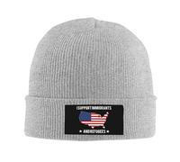 Anceky Gorros de Punto de Invierno para Hombres y Mujeres con Apoyo a inmigrantes y Refugiados