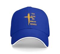 Anceky Hablo con Dios y me meto en mis Asuntos - Gorra de béisbol Cristiana Divertida
