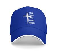 Anceky Hablo con Dios y me meto en mis Asuntos - Gorra de béisbol Cristiana Divertida