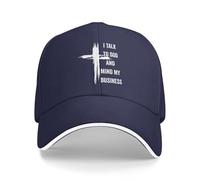 Anceky Hablo con Dios y me meto en mis Asuntos - Gorra de béisbol Cristiana Divertida
