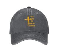 Anceky Hablo con Dios y me meto en mis Asuntos - Gorra Divertida Cristiana Retro