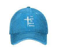 Anceky Hablo con Dios y me meto en mis Asuntos - Gorra Divertida Cristiana Retro
