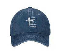 Anceky Hablo con Dios y me meto en mis Asuntos - Gorra Divertida Cristiana Retro