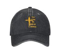 Anceky Hablo con Dios y me meto en mis Asuntos - Gorra Divertida Cristiana Retro