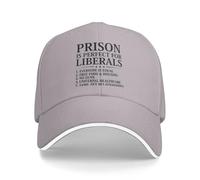 Anceky La cárcel liberales. Gorra de béisbol con Cita antiliberal para Hombres y Mujeres.