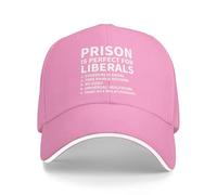 Anceky La cárcel liberales. Gorra de béisbol con Cita antiliberal para Hombres y Mujeres.
