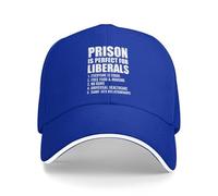 Anceky La cárcel liberales. Gorra de béisbol con Cita antiliberal para Hombres y Mujeres.