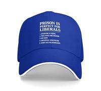 Anceky La cárcel liberales. Gorra de béisbol con Cita antiliberal para Hombres y Mujeres.