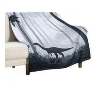 Anceky Manta de Franela cálida y Suave con diseño de Dinosaurios místicos para sofá Cama, 76 x 101 cm
