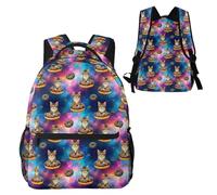 Anceky Mochila de senderismo resistente al agua Space Doughnut Donut Cats, Deportes al aire libre D