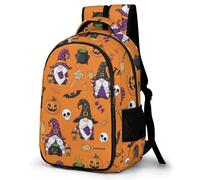 Anceky Mochila de viaje para maestra de enfermería Halloween divertida brujas gnom