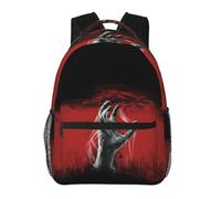Anceky Mochila ligera de viaje para portátil con diseño de mano zombi aterradora, mochila de gran capacidad, bolso para portátil, bolso de trabajo para yoga, playa y senderismo.