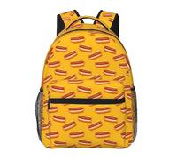Anceky Mochila para perritos calientes, mochila para portátil, mochila informal pa