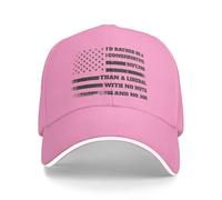 Anceky Prefiero ser un Conservador chiflado Que un Liberal. Gorra de béisbol antiliberal.