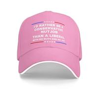 Anceky Prefiero ser un Conservador chiflado Que un Liberal. Gorra de béisbol antiliberal.