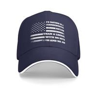 Anceky Prefiero ser un Conservador chiflado Que un Liberal. Gorra de béisbol antiliberal.