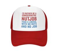 Anceky Prefiero ser un Conservador chiflado Que un Liberal. Gorra de Malla. Gorra de Camionero antiliberal.