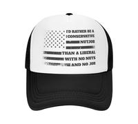 Anceky Prefiero ser un Conservador chiflado Que un Liberal. Gorra de Malla. Gorra de Camionero antiliberal.