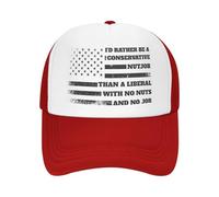 Anceky Prefiero ser un Conservador chiflado Que un Liberal. Gorra de Malla. Gorra de Camionero antiliberal.
