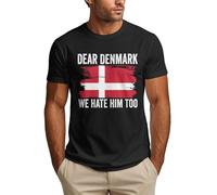 Anceky Querida Dinamarca, Nosotros también lo odiamos. Camiseta para Hombre con el Lema Somos Groenlandia.