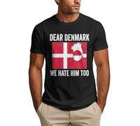 Anceky Querida Dinamarca, Nosotros también lo odiamos. Camiseta para Hombre con el Lema Somos Groenlandia.