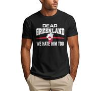 Anceky Querida Groenlandia, Nosotros también lo odiamos. Camisetas para Hombre con el Lema Somos Groenlandia.