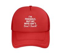 Anceky Soy amigable, Pero mi Esposa no. No toques Gorras, Gorra de béisbol, Gorra de Camionero, Hombres y Mujeres.