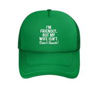 Anceky Soy amigable, Pero mi Esposa no. No toques Gorras, Gorra de béisbol, Gorra de Camionero, Hombres y Mujeres.