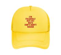 Anceky Soy amigable, Pero mi Esposa no. No toques Gorras, Gorra de béisbol, Gorra de Camionero, Hombres y Mujeres.