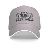 Anceky Soy un imbécil, así Que si no Quieres Que te hieran los Sentimientos, aléjate. Gorra de béisbol Unisex, Gorra de Camionero Estilo papá, Color Negro.